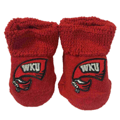 Shop Western Kentucky Hilltoppers Two Feet Ahead Infant Baby Newborn Socks Booties - Sporting Up