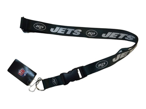 New York Jets NFL Aminco Grünes, langlebiges Schlüsselband mit abreißbarer Schnalle – sportlich
