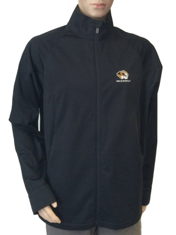 Missouri Tigers Champ Black LS Water Resistant Full Zip Jacket with Pockets (L) - Sporting Up