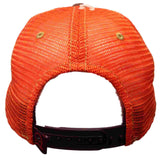 Virginia tech hokies drar rödbrun orange förbi mesh justerbar snapback hattmössa - uppåt