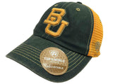 Baylor Bears TOW Green Gold Past Mesh Adjustable Snapback Slouch Hat Cap - Sporting Up