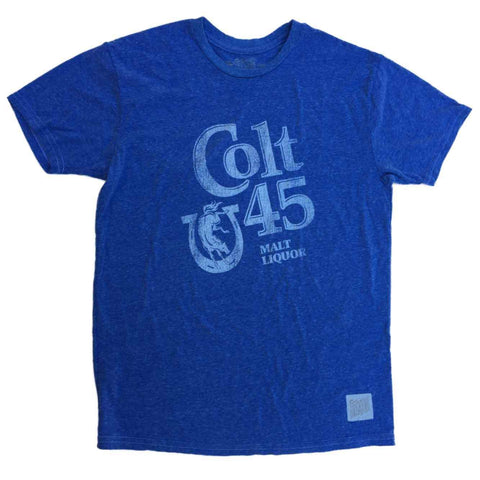 Kaufen Sie Colt 45 Malt Liquor Brewing Company, Retro-Marke, Vintage-Bier-Tri-Blend-T-Shirt – sportlich