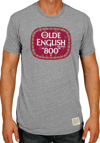 Handla olde english 800 malt sprit miller brewing company retro märke öl t-shirt - sporting up