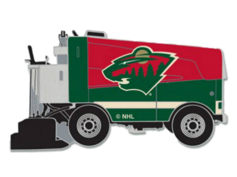 Shop Minnesota Wild WinCraft Red & Green Ice Hockey Zamboni Metal Lapel Pin - Sporting Up
