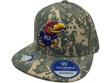 Kansas Jayhawks TOW Digital Camouflage Patriot Snap Adjustable Snapback Hat Cap - Sporting Up