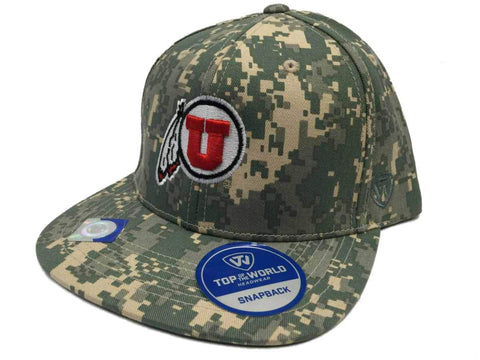 Utah Utes Tow Digital Camouflage Patriot Snap verstellbare Snapback-Mütze – sportlich