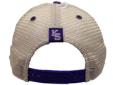 Les Wildcats de l'État du Kansas remorquent une casquette de chapeau snapback réglable en maille outlander violette - faire du sport