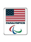 2016 Summer Paralympics Rio Brazil United States Flag Metal Lapel Pin - Sporting Up