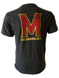 Maryland terrapins colisée gris downslope t-shirt à manches courtes - sporting up