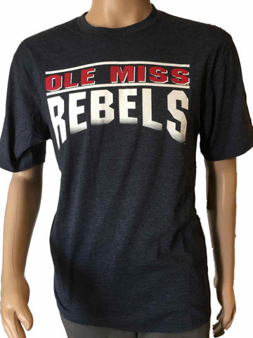 Shop ole miss rebels colosseum blue crunch frontline t-shirt à manches courtes - sporting up