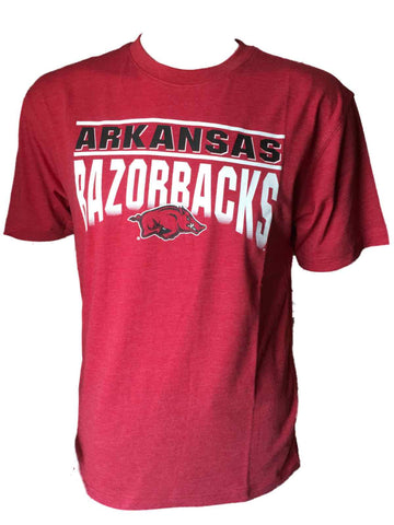 Arkansas razorbacks colisée rouge crunch frontline t-shirt à manches courtes - sporting up