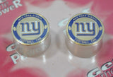 New York Giants Halo Sports Inc. Womens Power Pin Circular Stud Earrings - Sporting Up