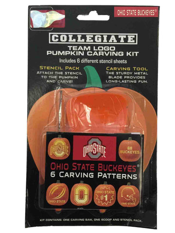 Ohio State Buckeyes NCAA Topperscot Team Logo Halloween Pumpkin Carving ...