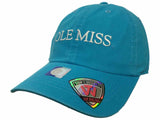Ole Miss Rebels TOW WOMEN Lagoon Blue Seaside Adjustable Strap Slouch Hat Cap - Sporting Up