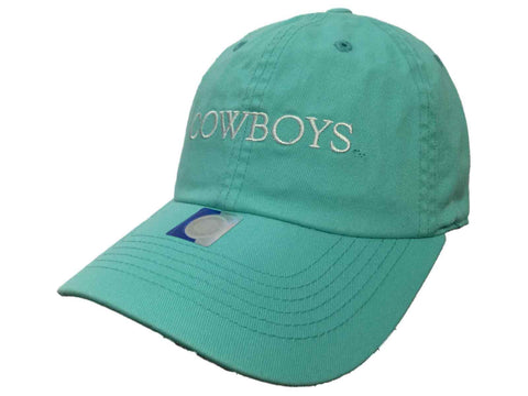 Les Cowboys de l'État de l'Oklahoma remorquent une casquette de chapeau souple réglable en bord de mer vert menthe pour femmes - faire du sport