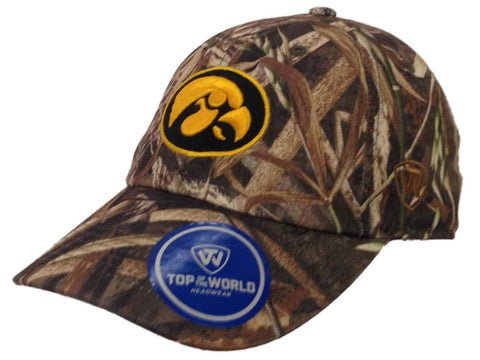 Iowa hawkeyes tow realtree max-5 camouflage crew justerbar slouch hatt keps - sportig upp