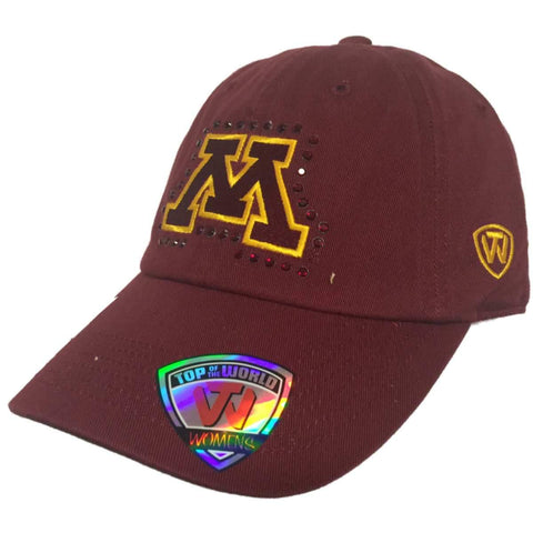 Minnesota Golden Gophers TOW WOMEN Red Flair Bling Adjustable Slouch Hat Cap - Sporting Up