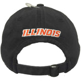 Illinois Fighting Illini TOW WOMEN Gray Flair Bling Adjustable Slouch Hat Cap - Sporting Up