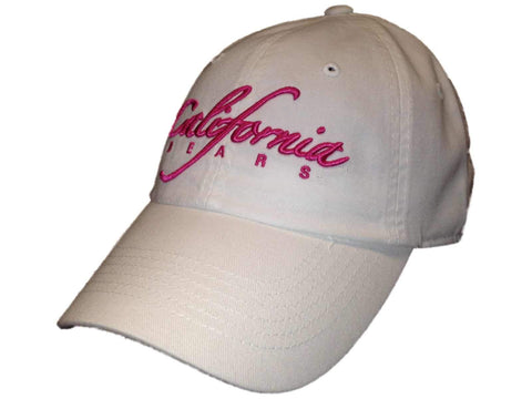 California Golden Bears TOW Damen-Kappe, verstellbar, Paradi-Pink, Slouch-Mütze, Weiß – Sportlich up