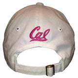 California Golden Bears TOW Women's White Paradi Pink Adjustable Slouch Hat Cap - Sporting Up