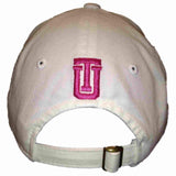 Tulsa Golden Hurricane TOW Verstellbare Schlapphut-Kappe für Damen in Weiß, Paradi-Pink – Sportlich up