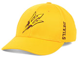 Arizona State Sun Devils TOW Gold Booster Memory Flexfit Structured Golf Hat Cap - Sporting Up