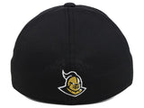 Central Florida Knights TOW Black Booster Memory Flexfit Structured Golf Hat Cap - Sporting Up