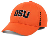 Oregon State Beavers TOW Orange Booster Memory Flexfit Structured Golf Hat Cap - Sporting Up
