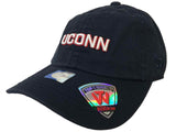 Connecticut Huskies TOW Youth Rookie Navy Crew Adjustable Slouch Hat Cap - Sporting Up