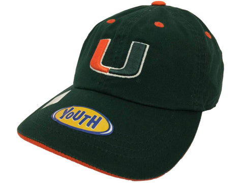 Shop Miami Hurricanes TOW Youth Rookie Green Crew Adjustable Slouch Hat Cap - Sporting Up