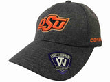 Oklahoma State Cowboys TOW Gray Callout Structured Adjustable Strapback Hat Cap - Sporting Up