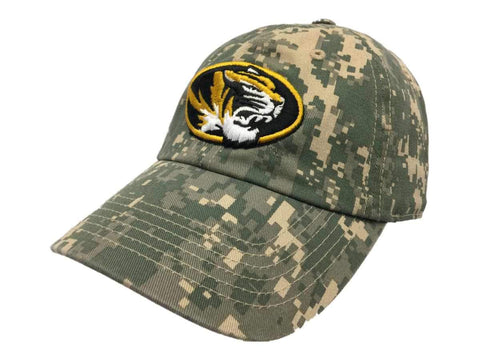 Les tigres du Missouri remorquent une casquette de chapeau de détente réglable et phare de camouflage numérique - faire du sport