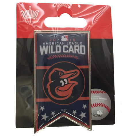 Shop Baltimore Orioles 2016 A.L. Wild Card MLB Postseason Banner Metal Lapel Pin - Sporting Up