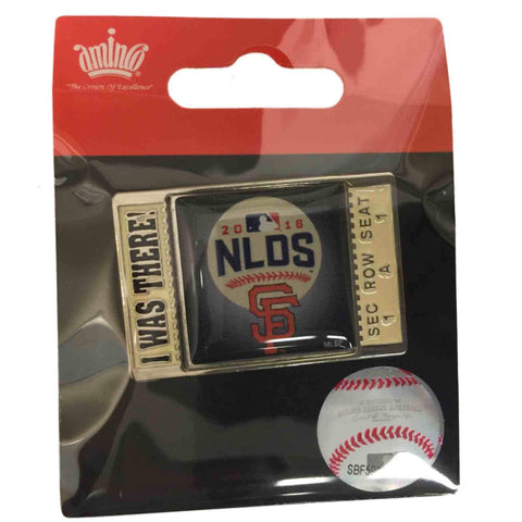 San Francisco Giants 2016 MLB Postseason NLDS "I Was There" Metal Lapel Pin - Sporting Up