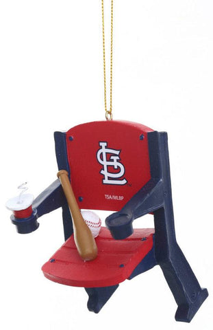 Shop St. Louis Cardinals Team Sports Red & Navy Stadium Chair Christmas Tree Ornament - Sporting Up