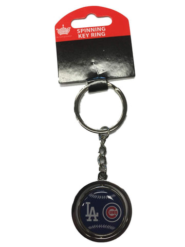 Shop Los Angeles Dodgers Chicago Cubs 2016 MLB Postseason NLCS Spinning Keychain - Sporting Up