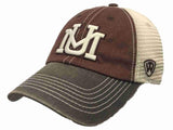 Montana Grizzlies Top of the World Maroon Offroad Mesh Adjustable Snap Hat Cap - Sporting Up