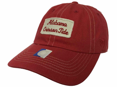 Alabama crimson tide remolque lona roja bóveda retro 1974 gorra de sombrero ajustable - deportivo