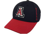 Arizona Wildcats TOW Navy Red Booster Plus Performance Golf Flexfit Hat Cap - Sporting Up