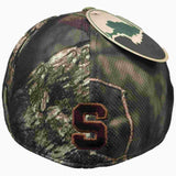 Michigan State Spartans TOW Mossy Oak Country Camouflage Memory Flexfit Hat Cap - Sporting Up
