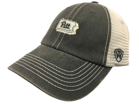 Casquette de chapeau souple snapback réglable en maille unie grise des Panthers de Pittsburgh - Sporting Up