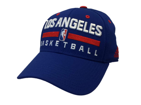 Los Angeles LA Clippers Adidas Blue Structured Fitted Hat Cap (S/M) - Sporting Up
