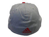 Portland Trail Blazers Adidas Light Gray Structured Fitted Hat Cap (S/M) - Sporting Up