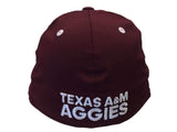 Texas A&M Aggies Adidas Maroon Structured Fitted Hat Cap (S/M) - Sporting Up