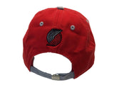Portland trail blazers adidas dam röd dubb justerbar slouch hatt keps - sportig upp