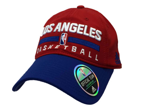 Los Angeles LA Clippers Adidas Red & Blue Adjustable Slouch Hat Cap - Sporting Up