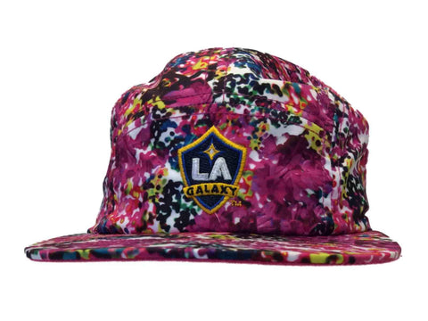 Los Angeles LA Galaxy Adidas GIRLS Floral Adj. Slouch Flat Bill Hat Cap - Sporting Up