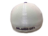 Orlando City SC Adidas White Purple Structured Fitted Hat Cap (S/M) - Sporting Up