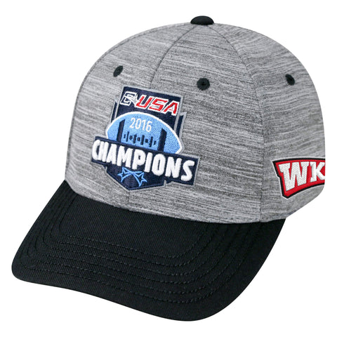 Compre gorra de vestuario de campeón de la conferencia de fútbol cusa de western kentucky hilltoppers 2016 - sporting up