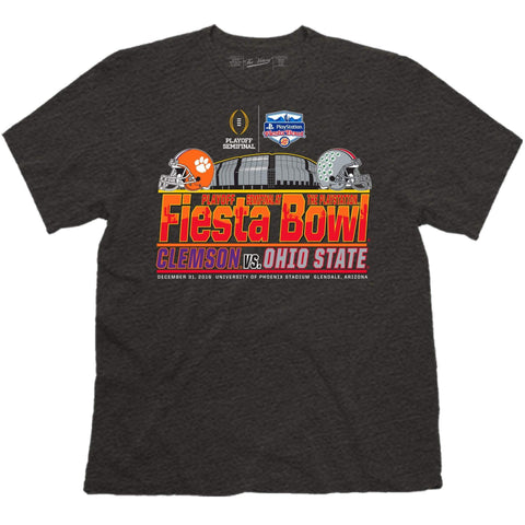 2016 Fiesta Bowl Clemson Ohio State College Football Playoff Stadium T-Shirt - Sporting Up